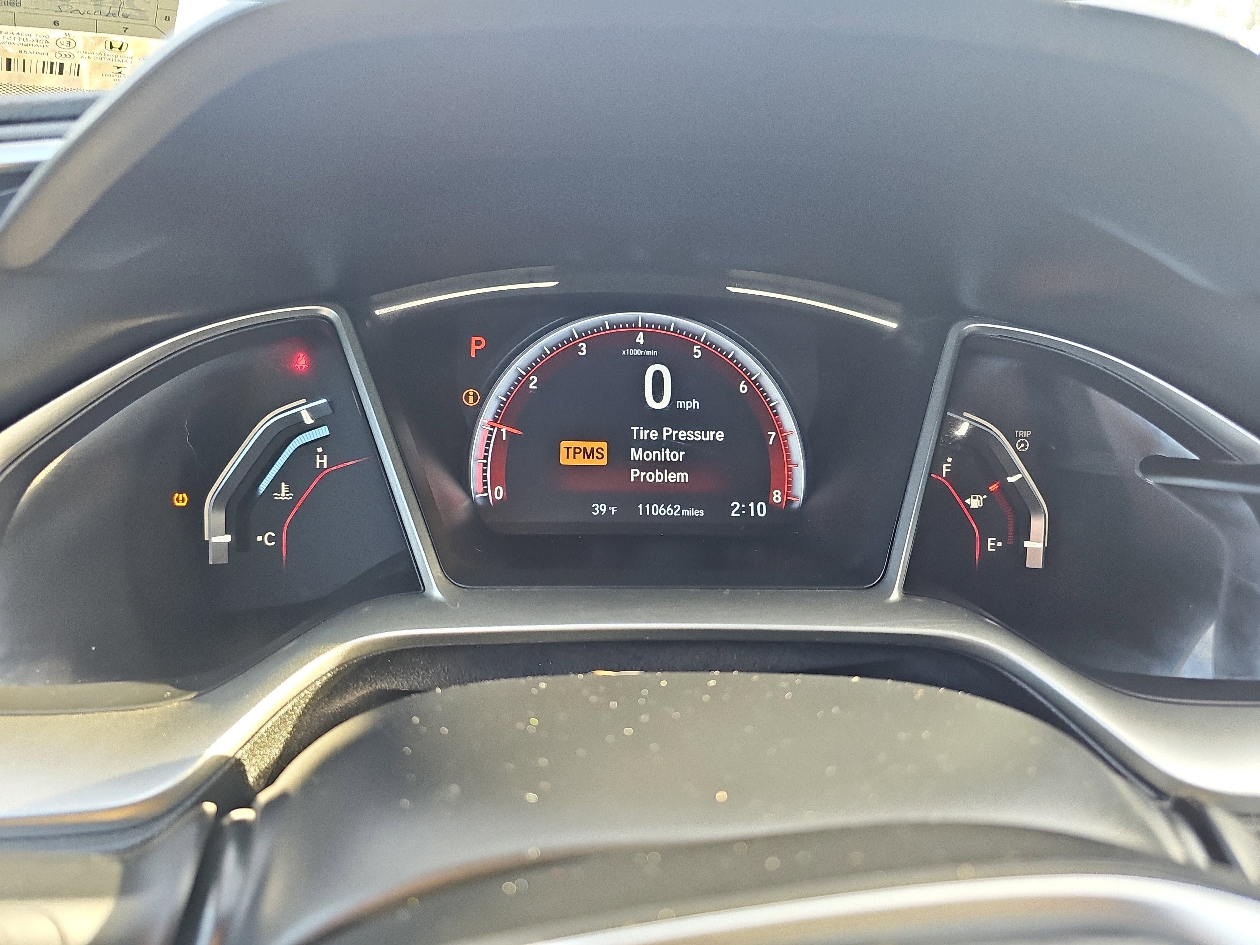 2020 Honda Civic Sedan Sport