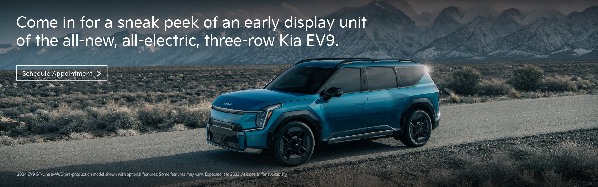 Test drive a new Kia EV9