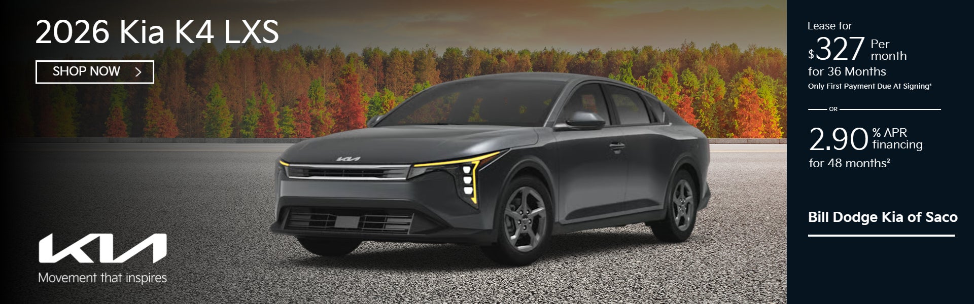 2026 Kia K4 LXS