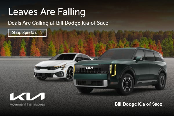 Leaves Are Falling, Deals Are Calling at Bill Dodge Kia of S