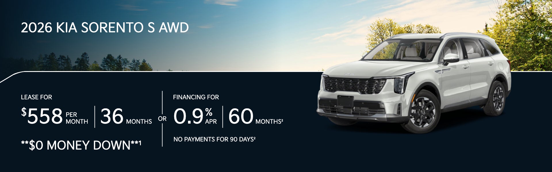 2026 Kia Sorento S AWD