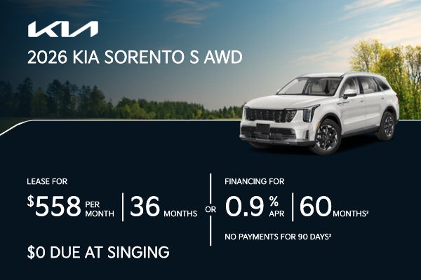2026 Kia Sorento S AWD