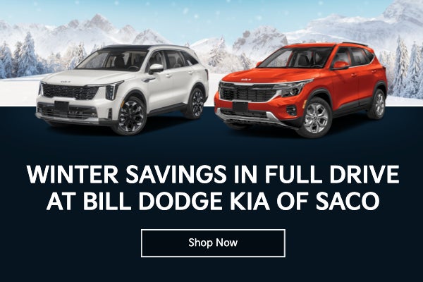 Winter Savings in Full Drive at Bill Dodge Kia of Saco