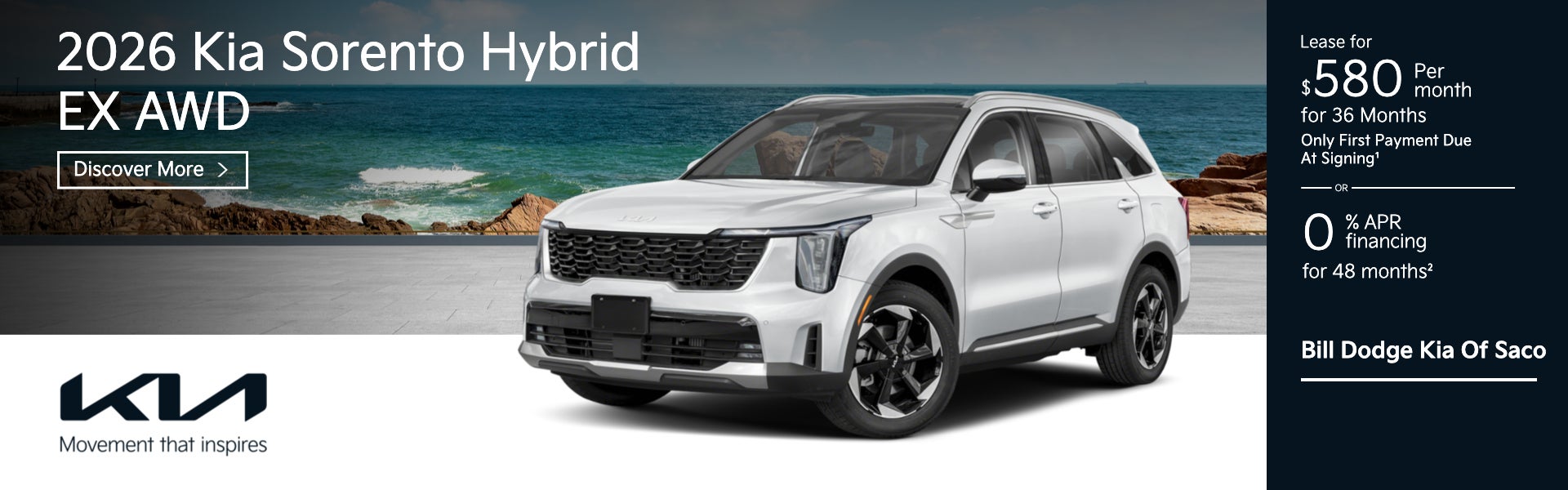 2026 Kia Sorento Hybrid EX AWD