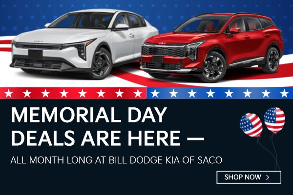 Memorial Day Deals are Here at Bill Dodge Kia of Saco